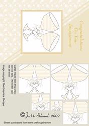 Engagement Card Peach