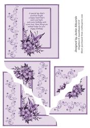 Floral Birthday Mauve