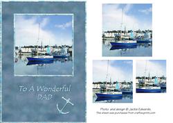 Sailing Fathers Day/birthday Card