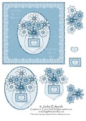 A Pocket Full of Flowers Blue