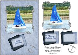 Framed Yacht Card