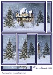 Snowy Winters Night Side Stacker