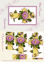 Floral Cross Pyramid