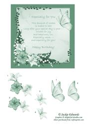 Bouquet of Flowers with Verse 4