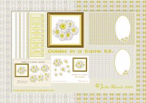 Daisies in a Frame