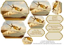 Fighter Plane Shaped Topper