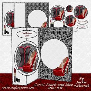Corset Pearls and Shoe