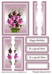 Say It with Flowers Wavey Edge Side Stacker