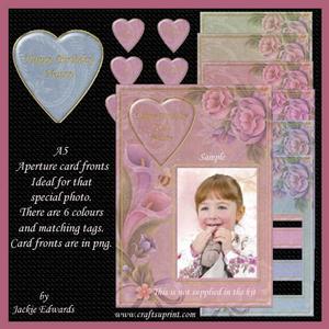 A5 Aperture Card Fronts with Tags