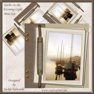 Yachts in the Evening Light Mini Kit