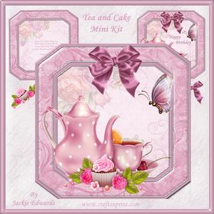 Tea and Cake Shaped Mini Kit