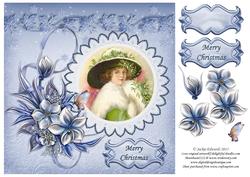 Vintage Christmas Quick Card