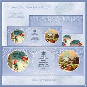 Vintage Christmas Large Dl Mini Kit
