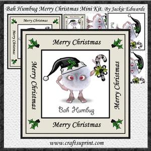 Bah Humbug Merry Christmas Mini Kit