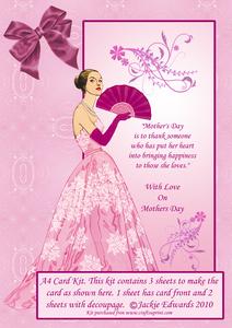 A4 Mothers Day Kit Pink