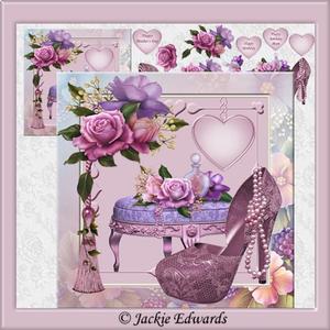 Flowers Shoe and Beads Mini Kit