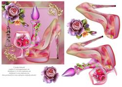 Roses Shoe and Perfume