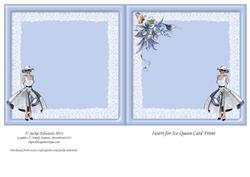 Insert for Ice Queen Card Front