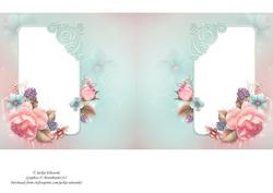 Insert for Elegant Lady with Roses and Tassel