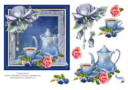 Porcelain Roses Lace and Tea