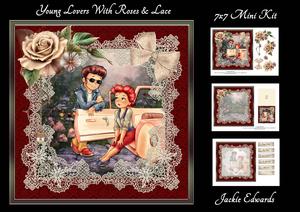 Young Lovers with Roses & Lace Mini Kit