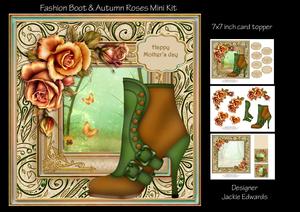 Fashion Boot & Autumn Roses Mini Kit