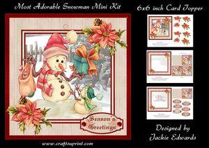 Most Adorable Snowman Mini Kit