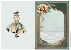 Pretty Lady and Champagne Roses Insert