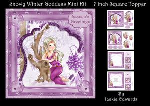 Snowy Winter Goddess Mini Kit