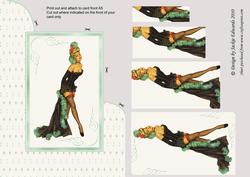 Show Girl Card Front