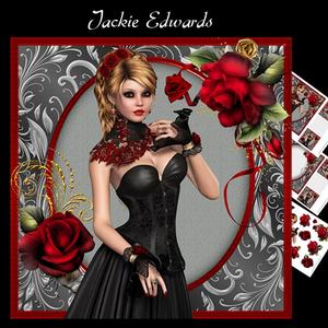 Lady in Black & Red Mini Kit