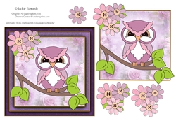 Owl & Flowers