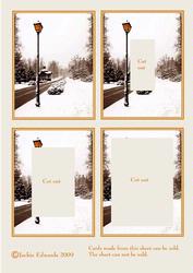 A Winter's Scene Tunnel Sheet