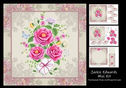Bouquet Of Camellias & Butterflies Mini Kit