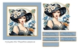 Art Nouveau Lady In Blue