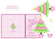 Swirly Dove and Christmas Tree Cut and Fold Card 2