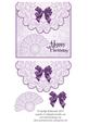 Scalloped Edged Envelope Style Card with Fan 2