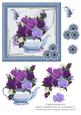 Floral Teapot and Butterflies 2