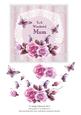 Lace Roses and Butterflies for Mum