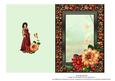 Insert for Elizabeth with Dahlias & Butterflies