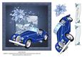 Christmas Scene & Morgan Car