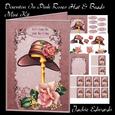 Downton in Pink Roses Hat & Beads Mini Kit