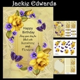 Yellow Roses & Violets Mini Kit