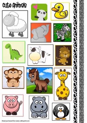 Cute Animal Toppers