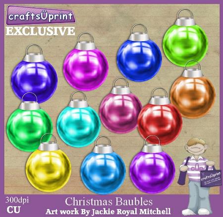 Commercial Use Christmas Baubles