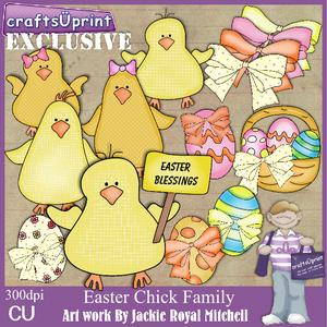 Easter Chick Family