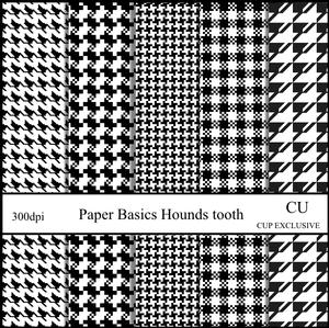 Hounds Tooth 12x12 Paper Templates