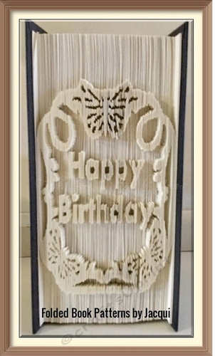 Butterfly Framed Happy Birthday