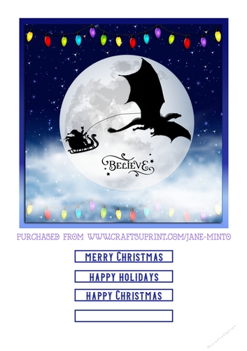 CHRISTMAS DRAGON MOON 