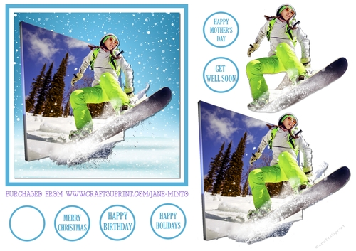 3D SNOWBOARDER 6X6